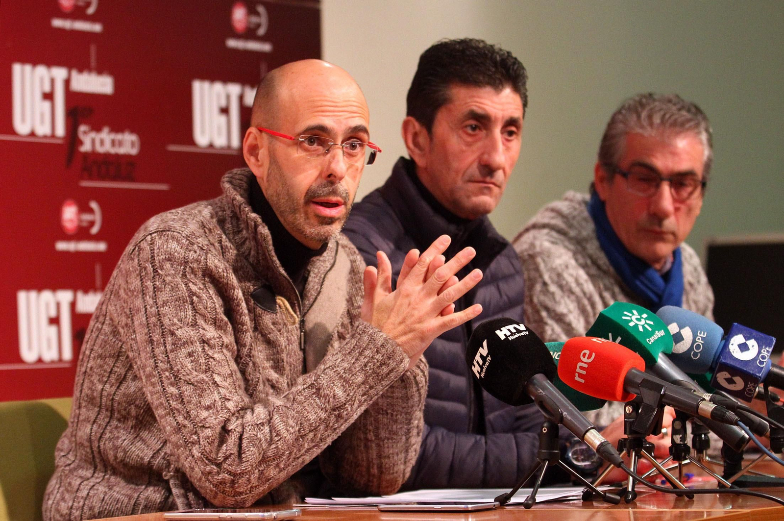 Fernando Parrillo, Sebastián Donaire y Tomás Pereira.