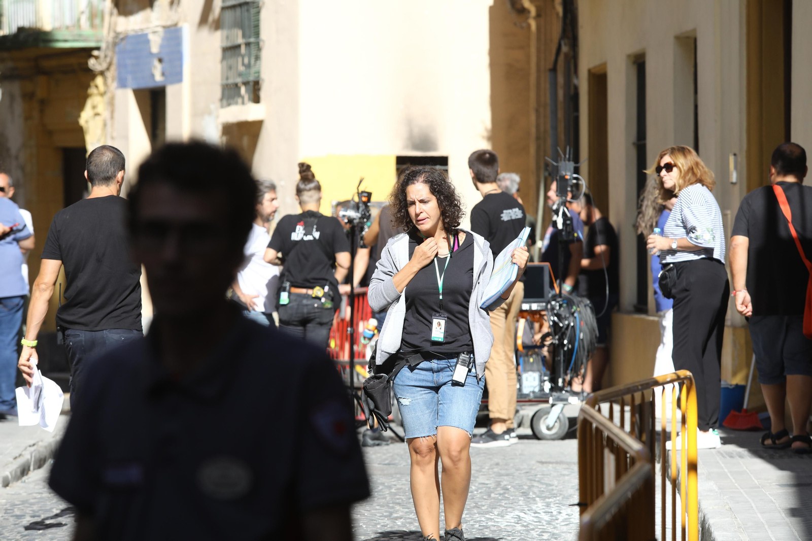 Imágenes de los días de rodaje en Jerez de la serie 'La Templanza'