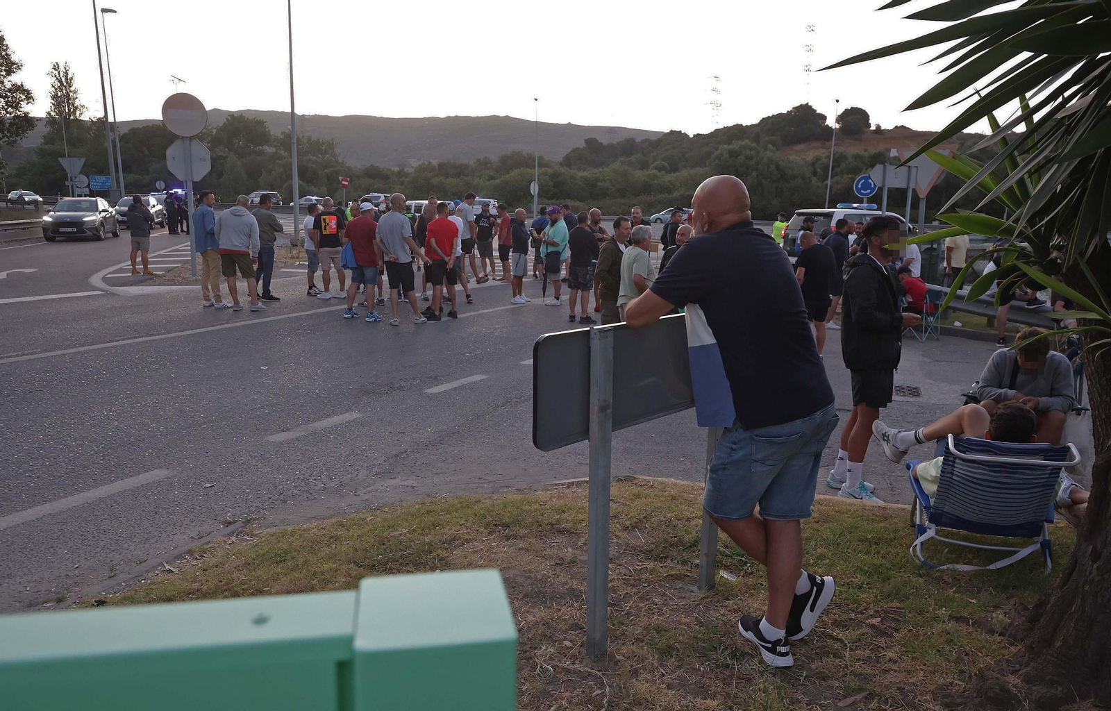 Fotos de la jornada del viernes de la huelga del metal en el Campo de Gibraltar