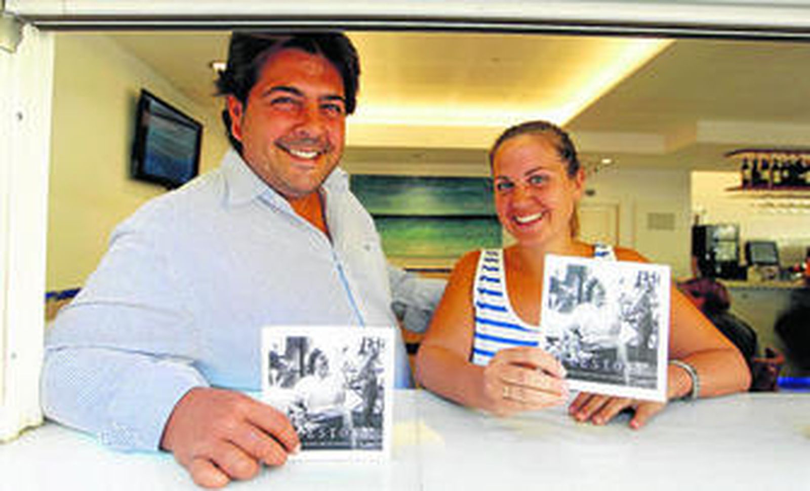 Los dueños del restaurante Puesto 43, Miguel Peregrina y Blanca Sánchez.