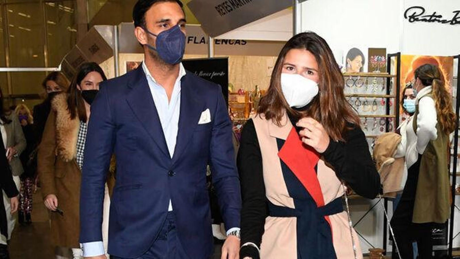 Cayetana Rivera con su nuevo novio, el empresario sevillano Manuel Vega.