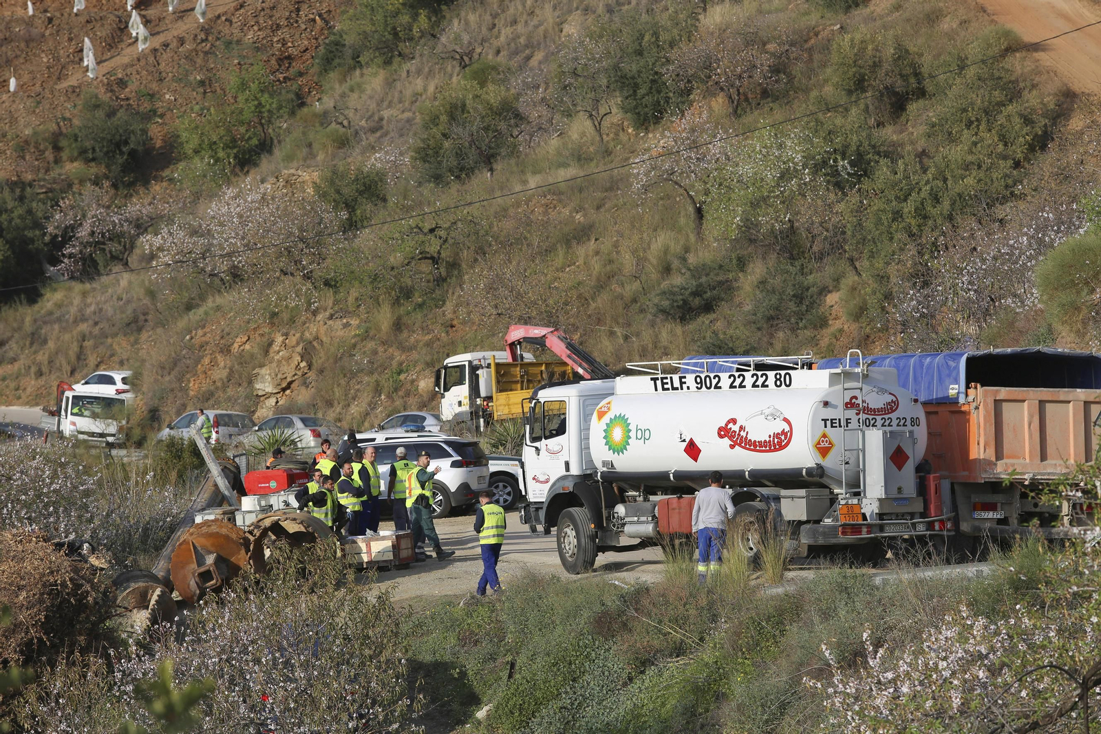Imágenes de los trabajos para el rescate de Julen