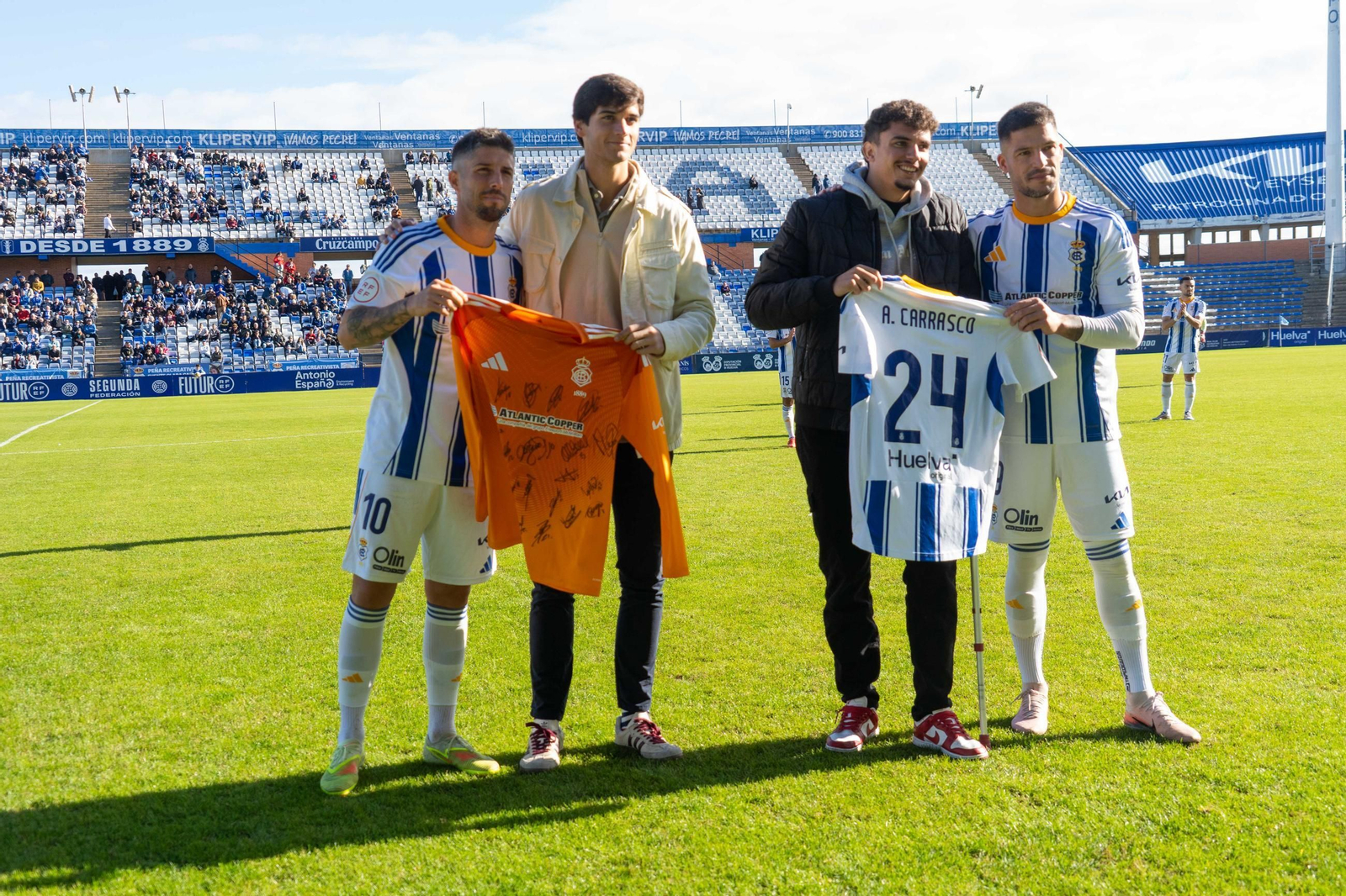 Las mejores imágenes del partido Recreativo de Huelva-Águilas