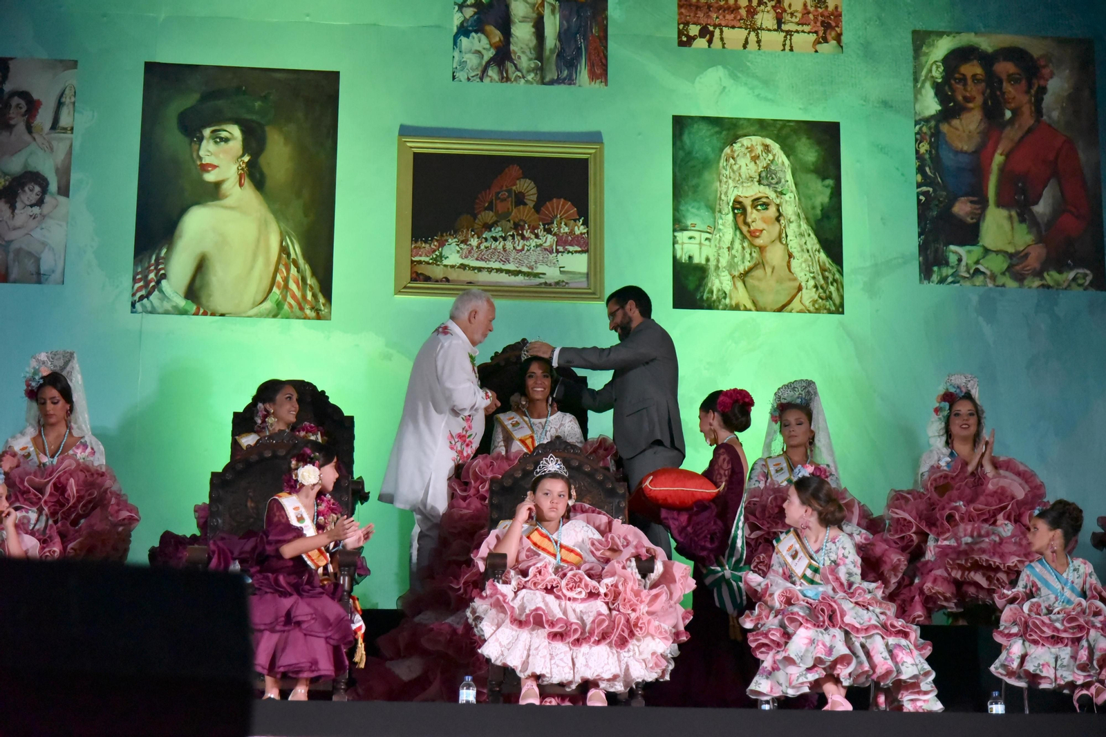 Imágenes del acto de coronación en La Línea