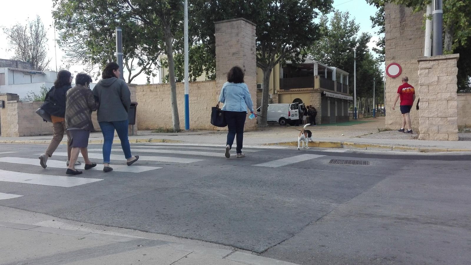 Lugar de Puerto Real en el que el pequeño fue atropellado.