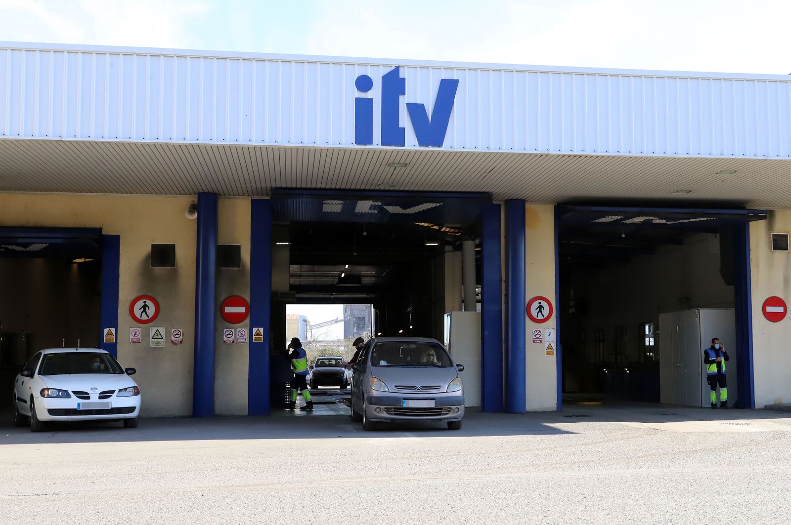 Estación de la ITV de Huelva, hace unas semanas.
