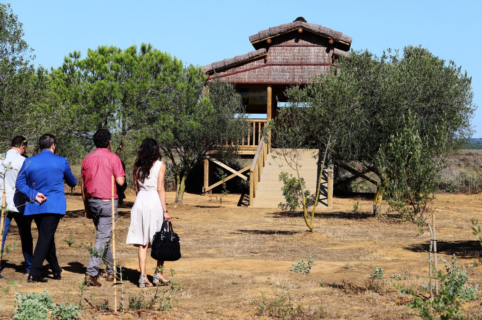 Inauguración del nuevo observatorio del Águila Pescadora en Marismas del Odiel