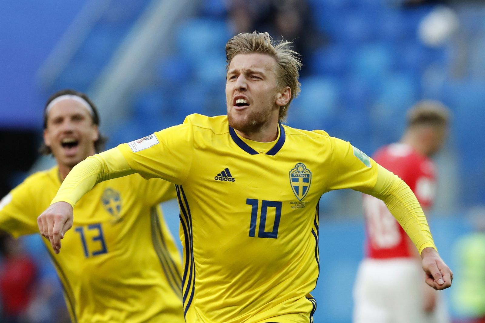 Las imágenes del Suecia-Suiza