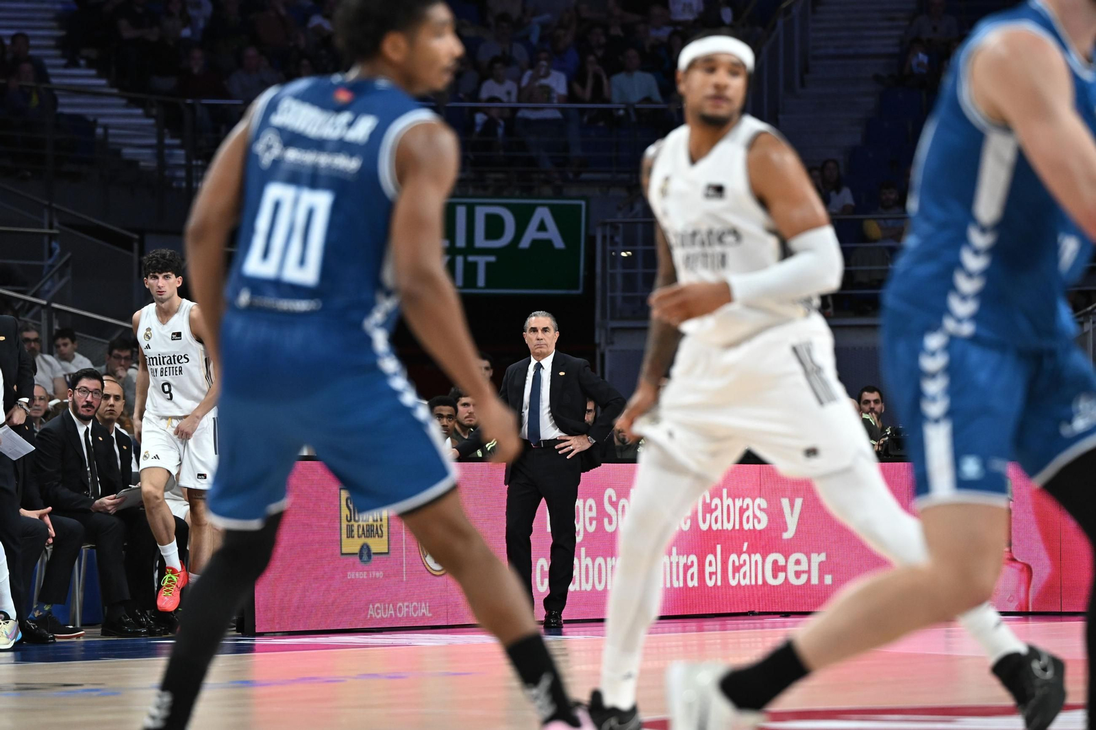 Yannick Nzosa, siete puntos en siete minutos ante el Real Madrid