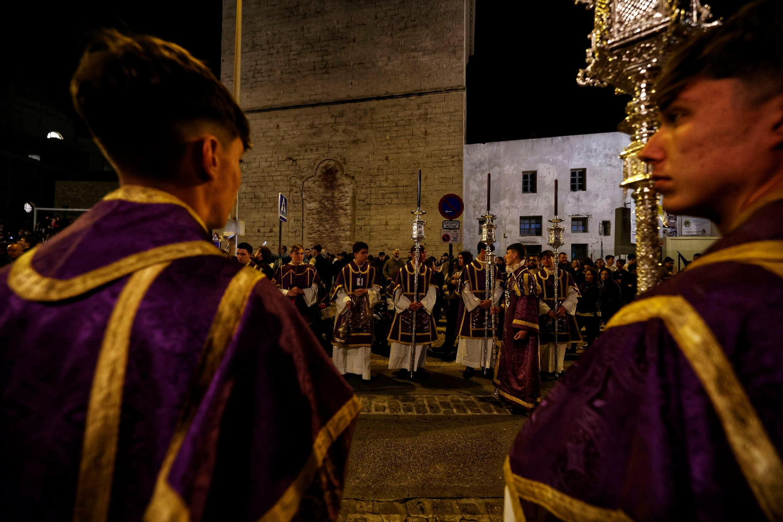 Imágenes de la cofradía de Medinaceli en la Semana Santa de Cádiz 2023