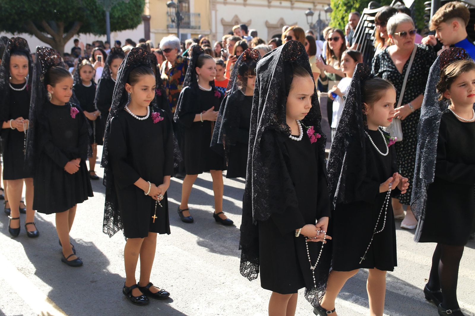 La procesión infantil de La Estrella de Viator