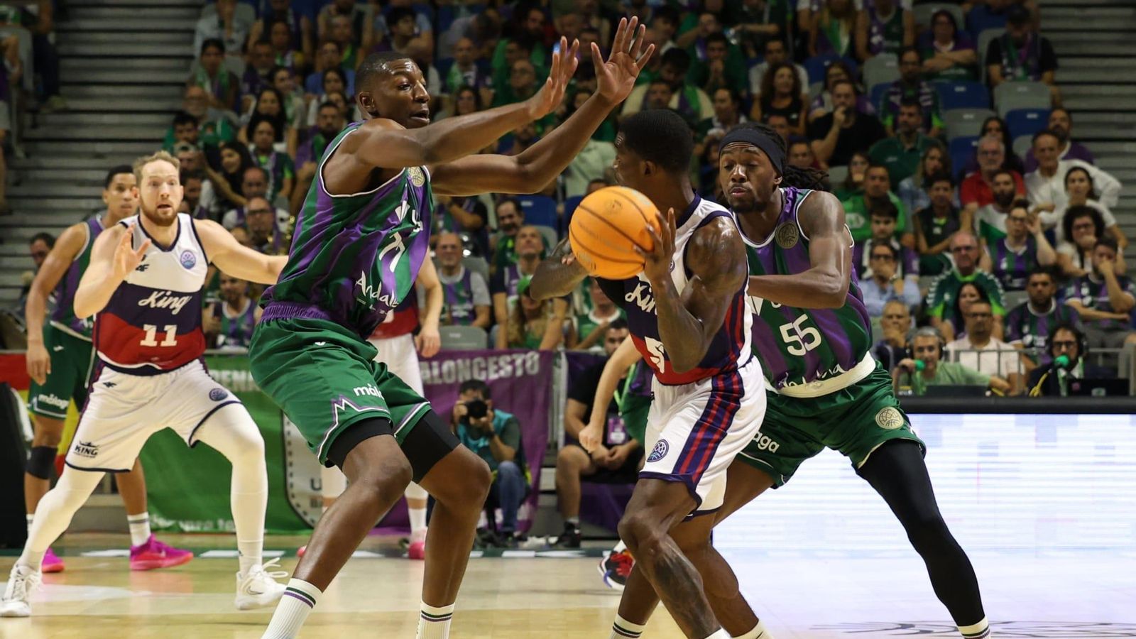 Las mejores fotos del Unicaja-King Szczecin de la BCL