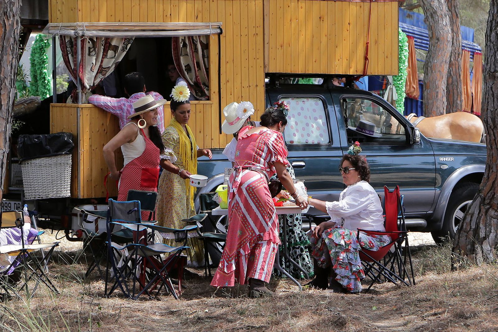 Las imágenes de la segunda jornada de camino de la Hermandad de Jerez