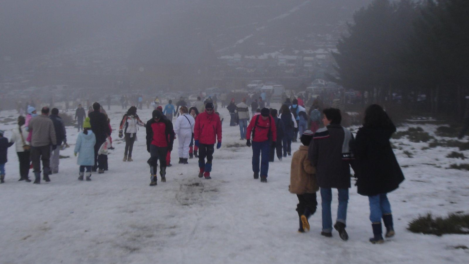 El Puerto de la Ragua, hace una década.