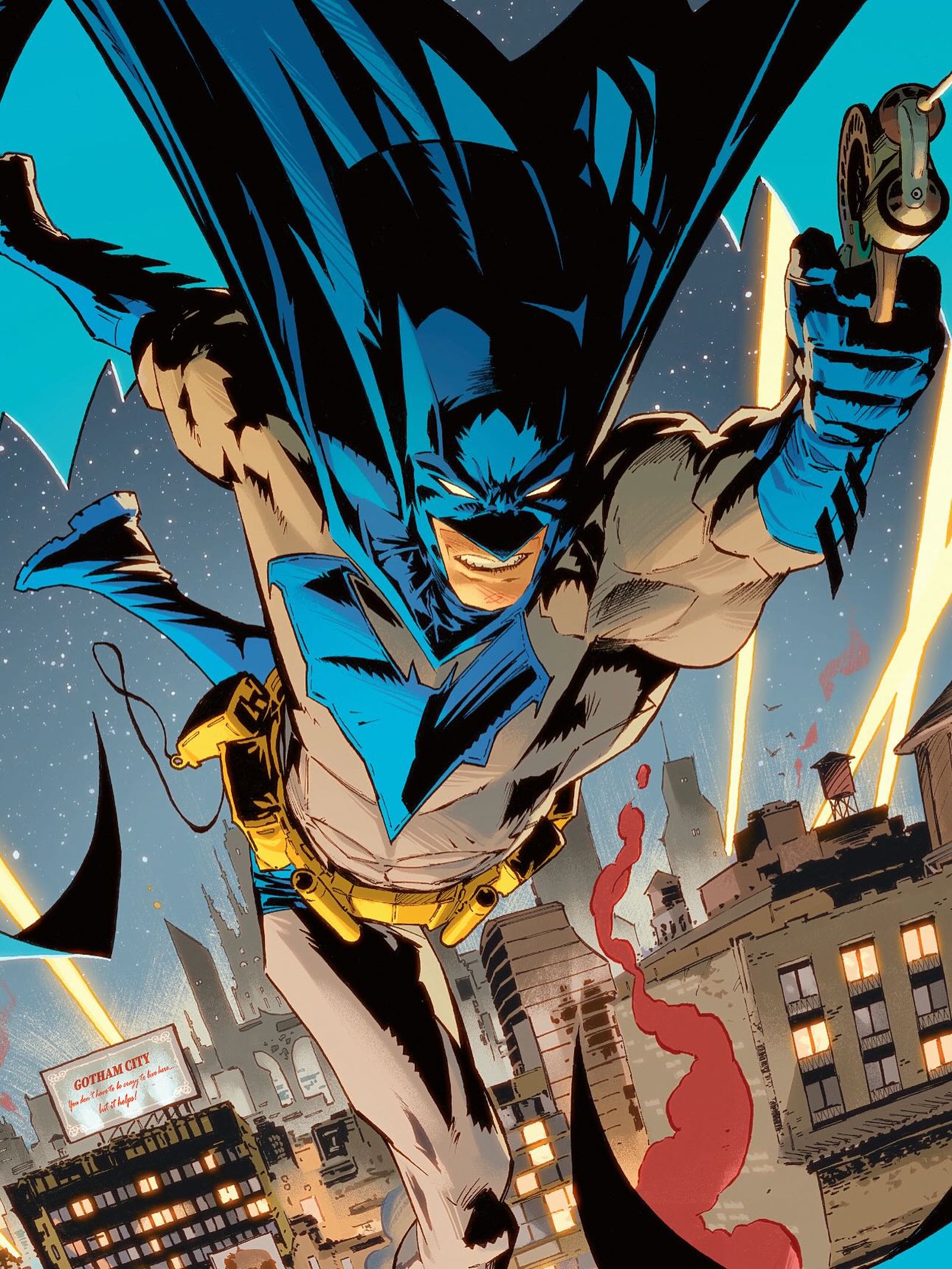 Detalle del nuevo superhéroe dibujado por Jorge Jiménez.