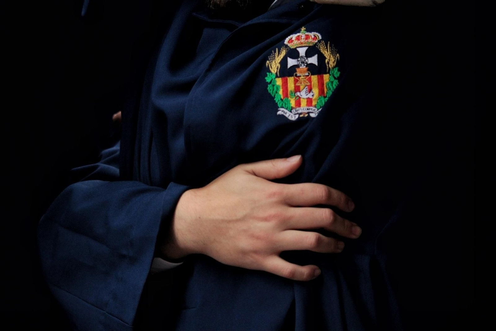 La Sagrada Cena en su procesión de este Jueves Santo en Málaga, en fotos