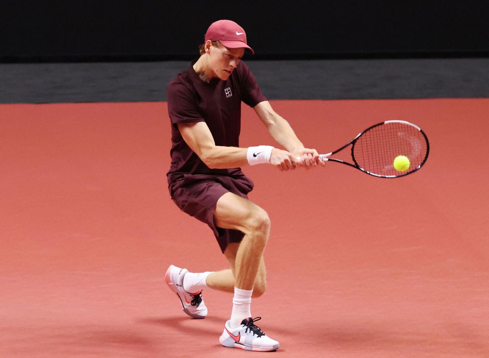 Las fotos de la exhibición entre Alcaraz y Sinner