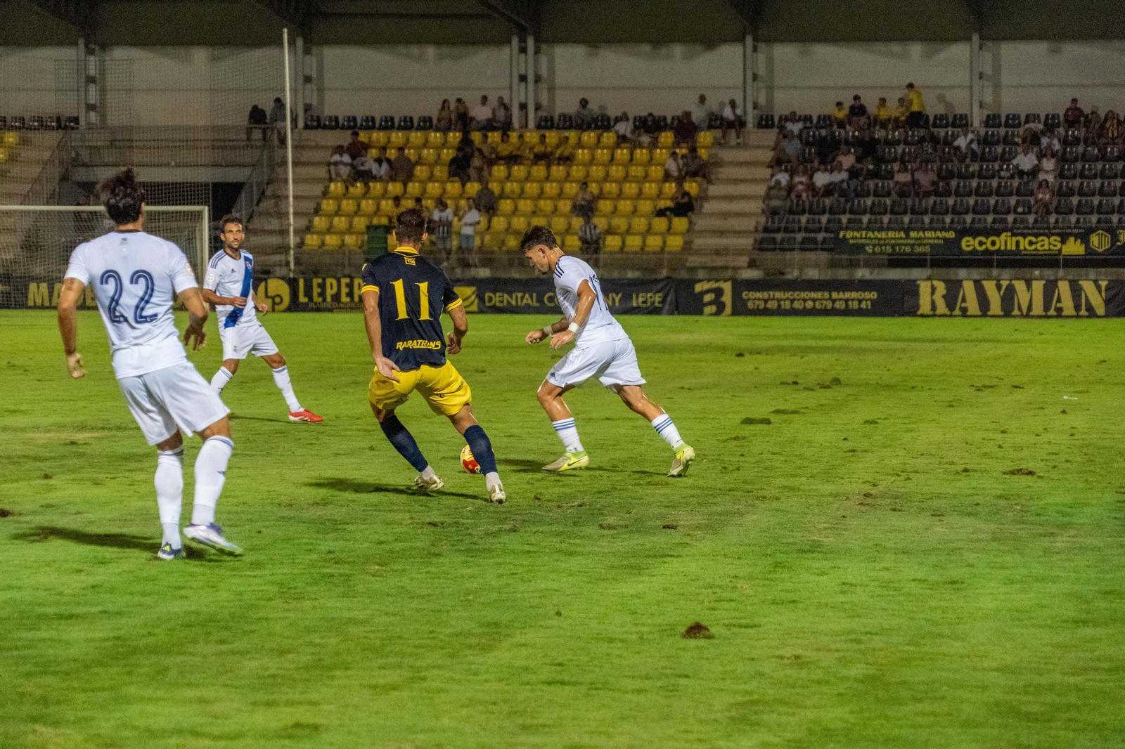 Imágenes del partido AD Merida - Recreativo de Huelva del Trofeo de la Bella