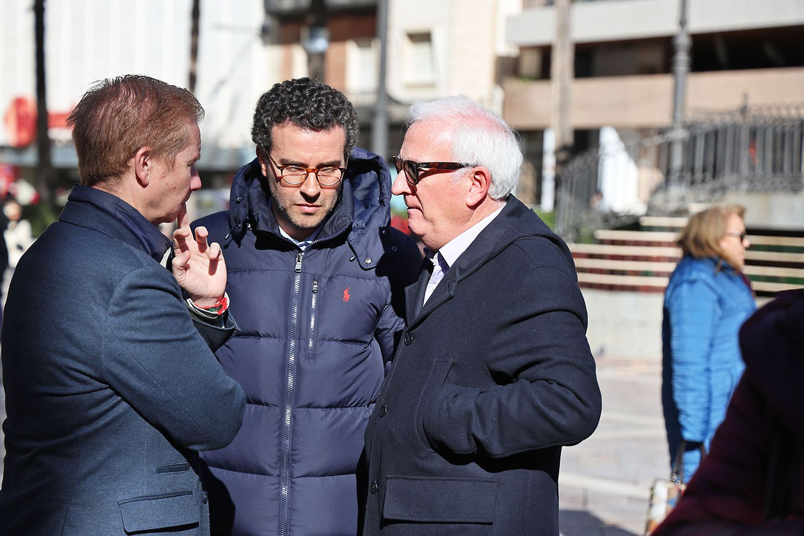Las fotografías del minuto de silencio por el trágico accidente de tren