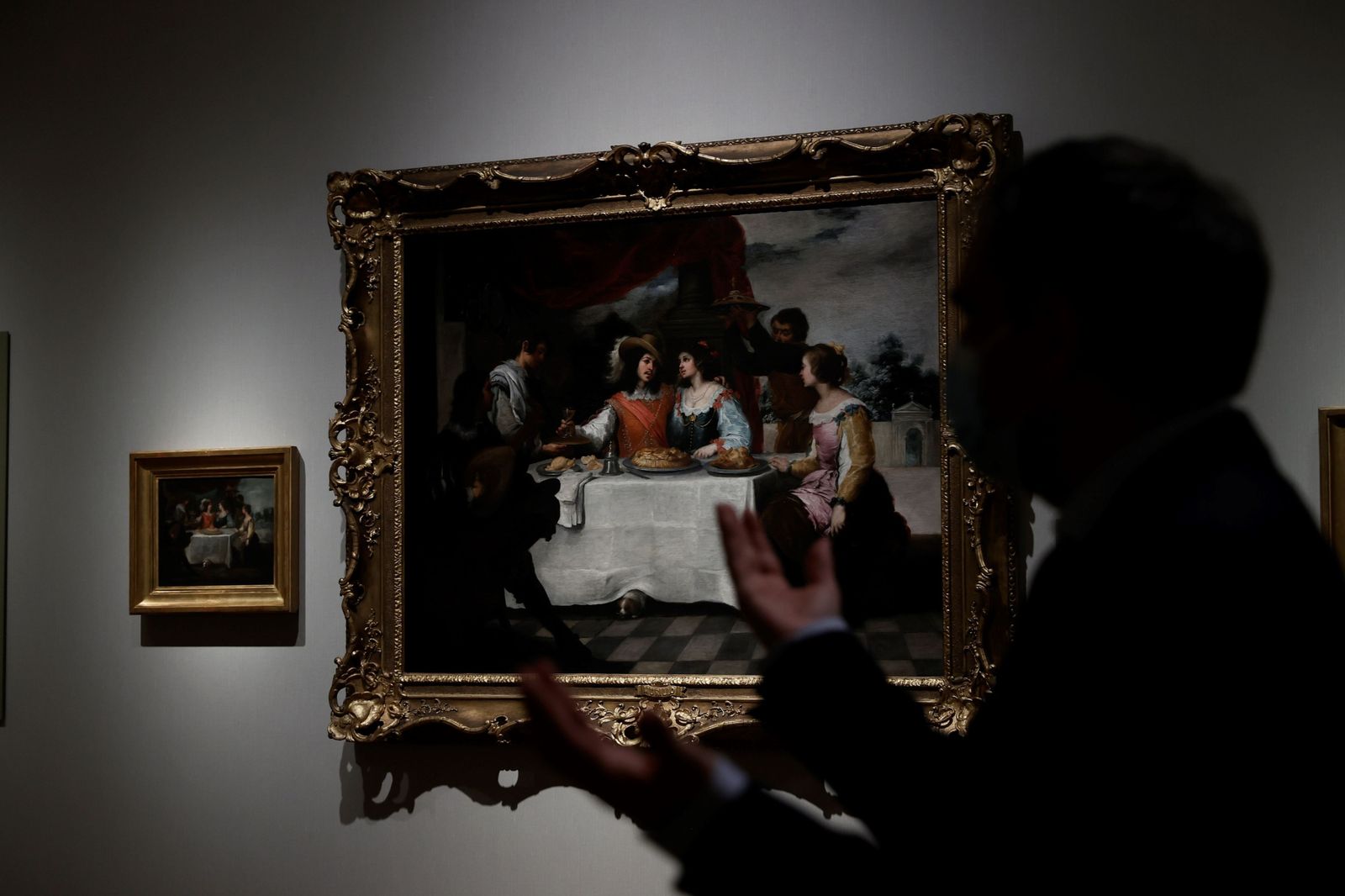 Vista de 'La disipación del hijo pródigo' de Murillo durante la presentación de la exposición 'El Hijo pródigo de Murillo y el arte de narrar en el Barroco andaluz'.
