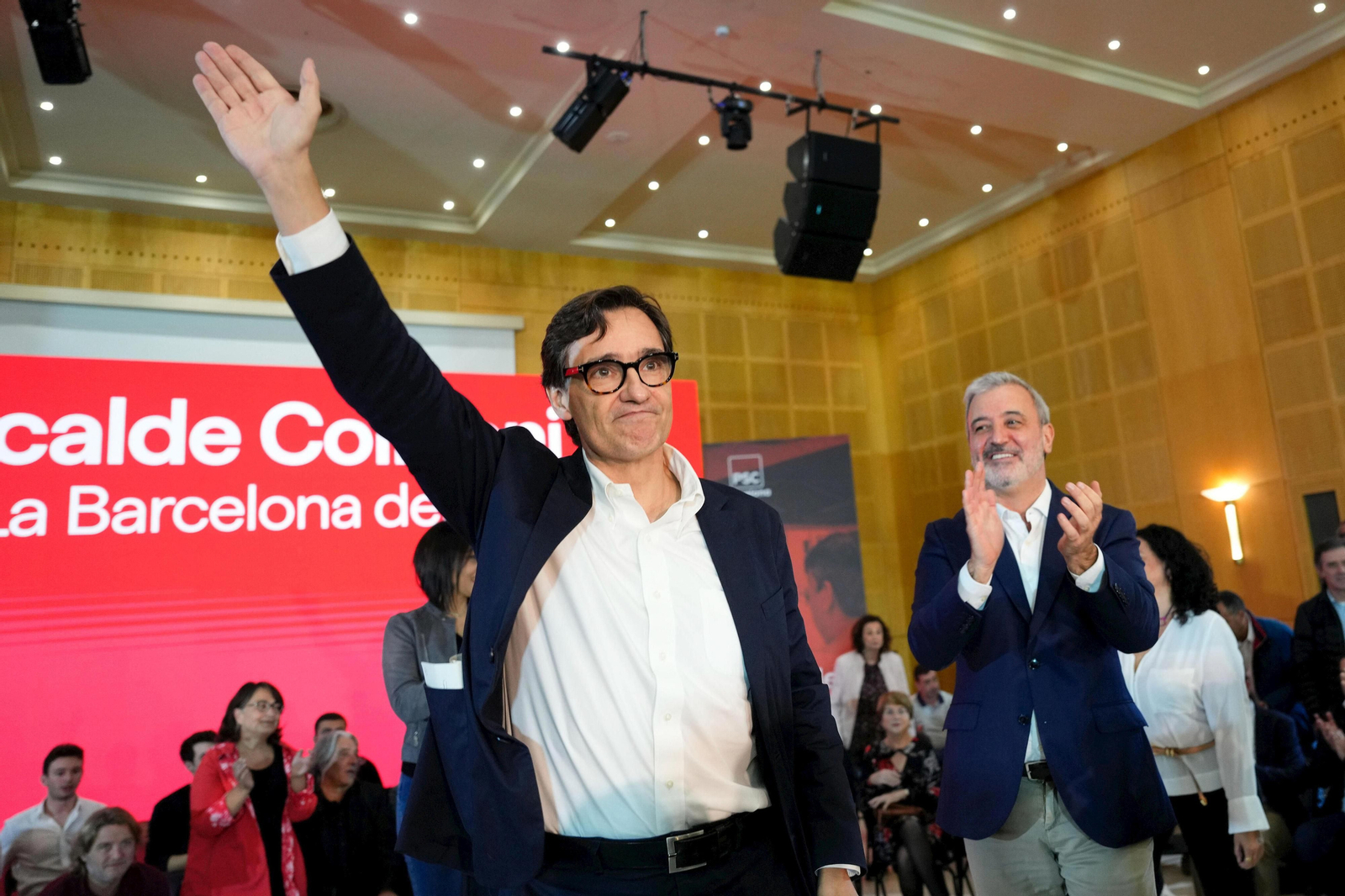 Salvador Illa, en un acto del PSC reciente