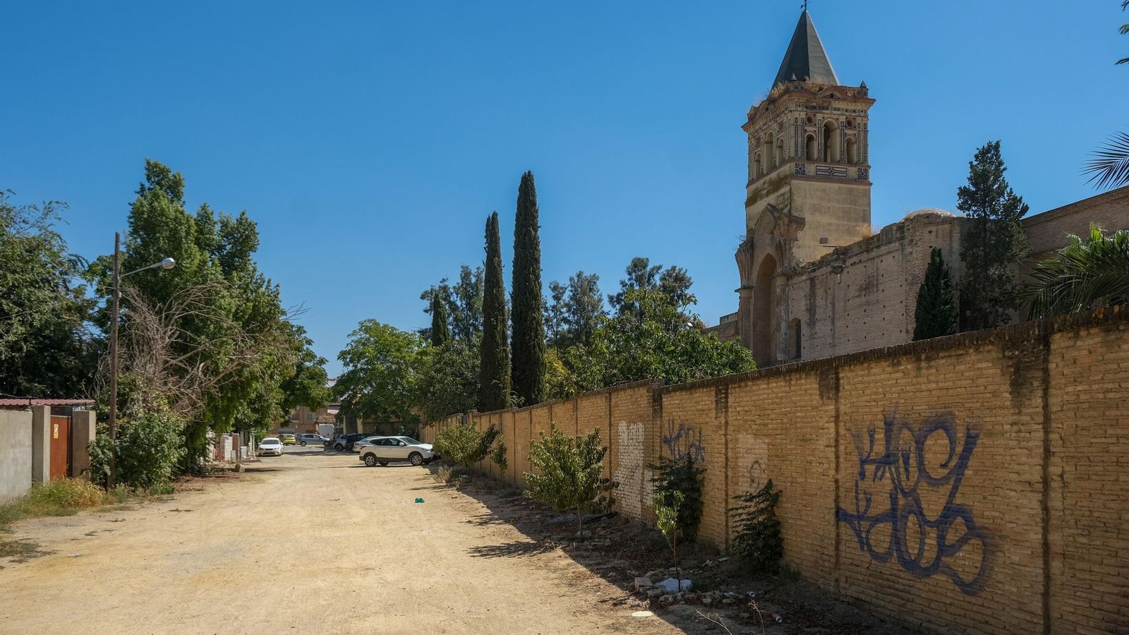 El monasterio de San Jerónimo, desde fuera.