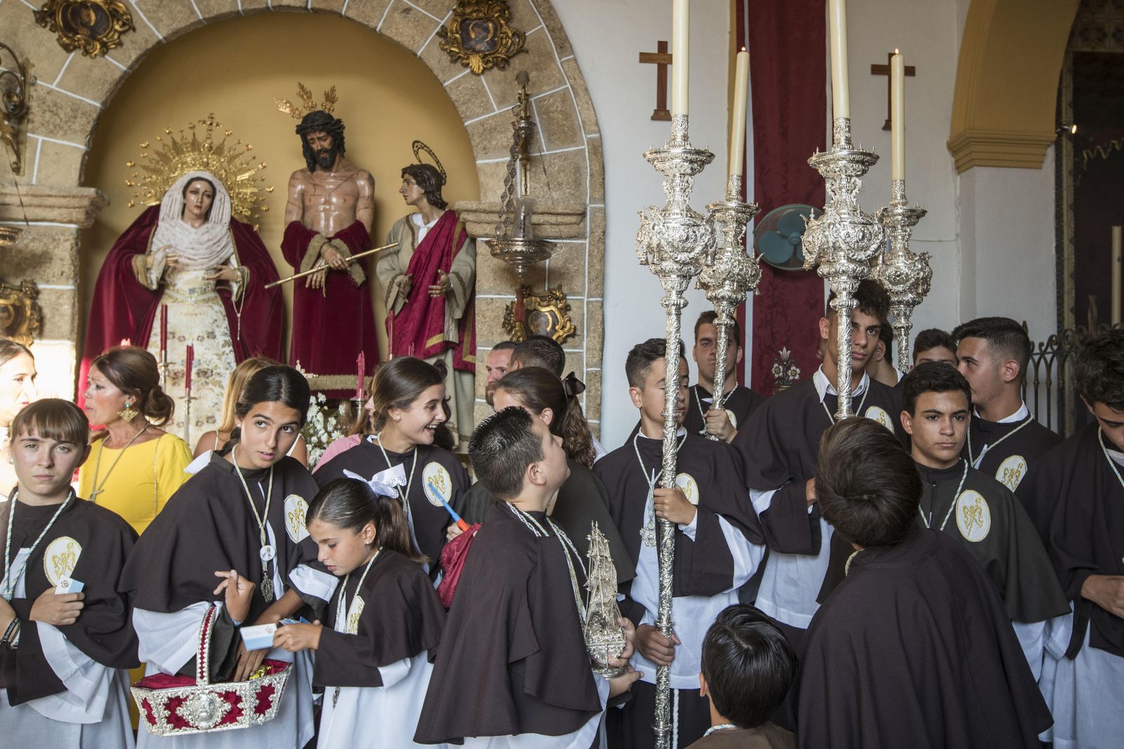 Las imágenes de la procesión de la Divina Pastora