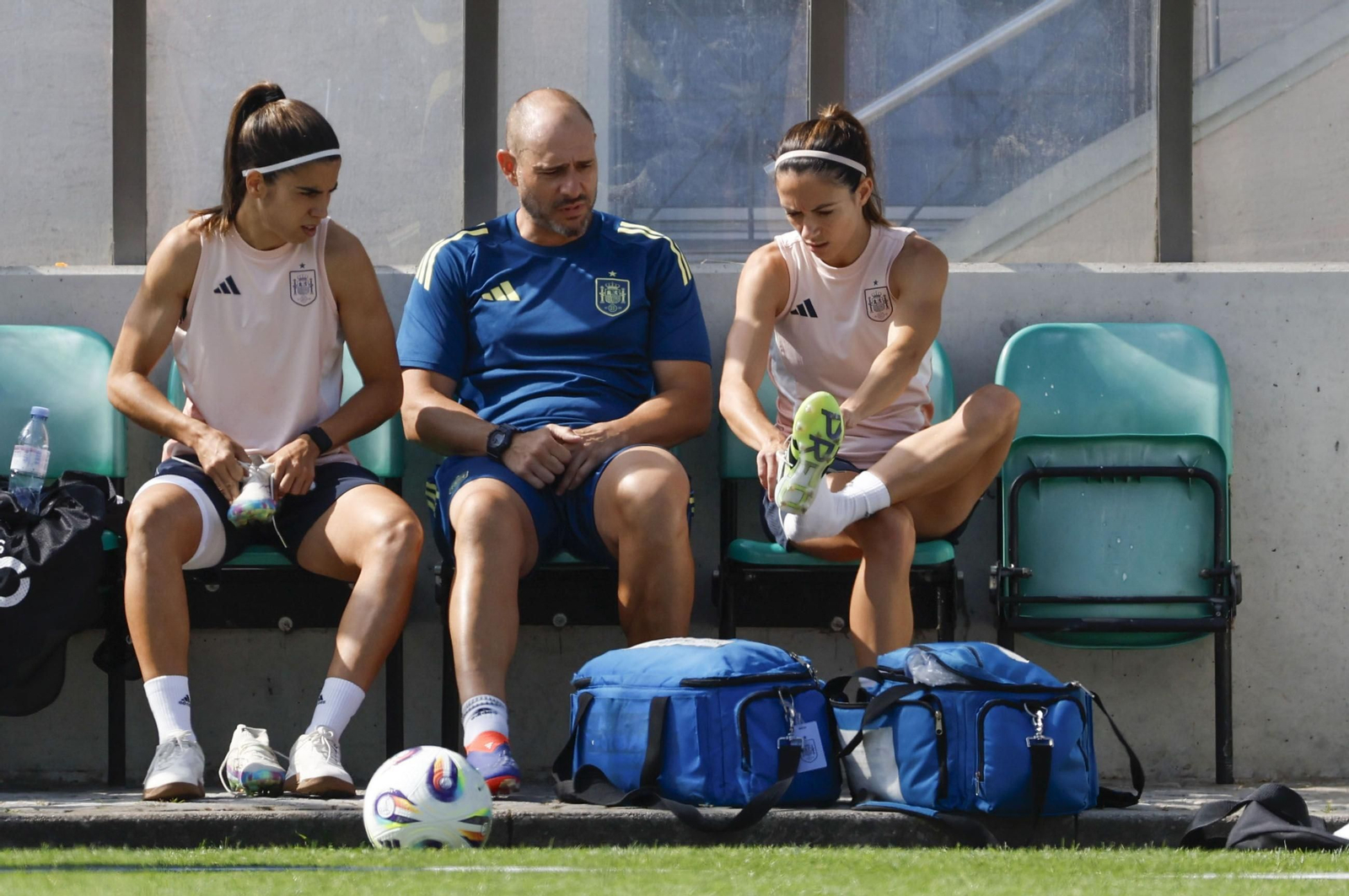Las fotos de España antes de enfrentarse a Suiza en la Eurocopa femenina