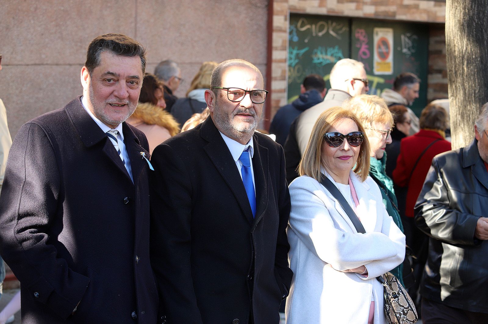 Imágenes del ambiente en la procesión de San Sebastián