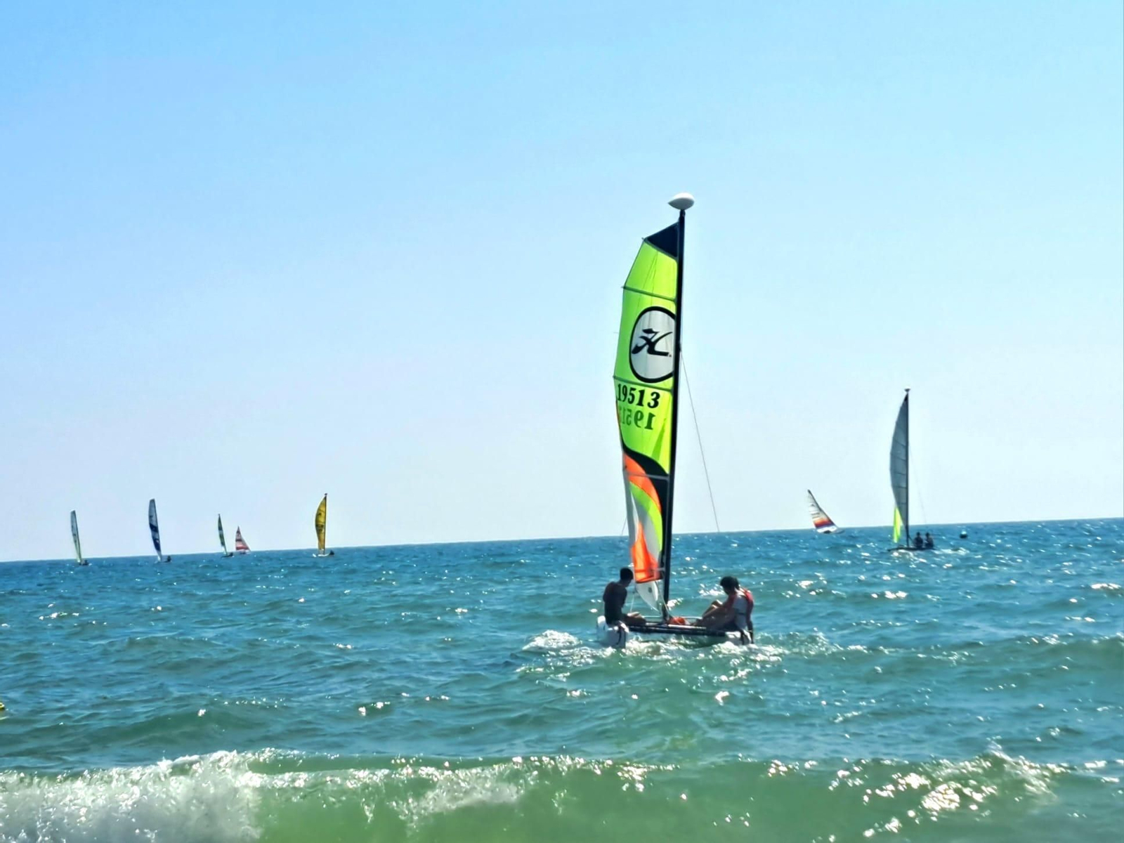 Un momento de la regata.