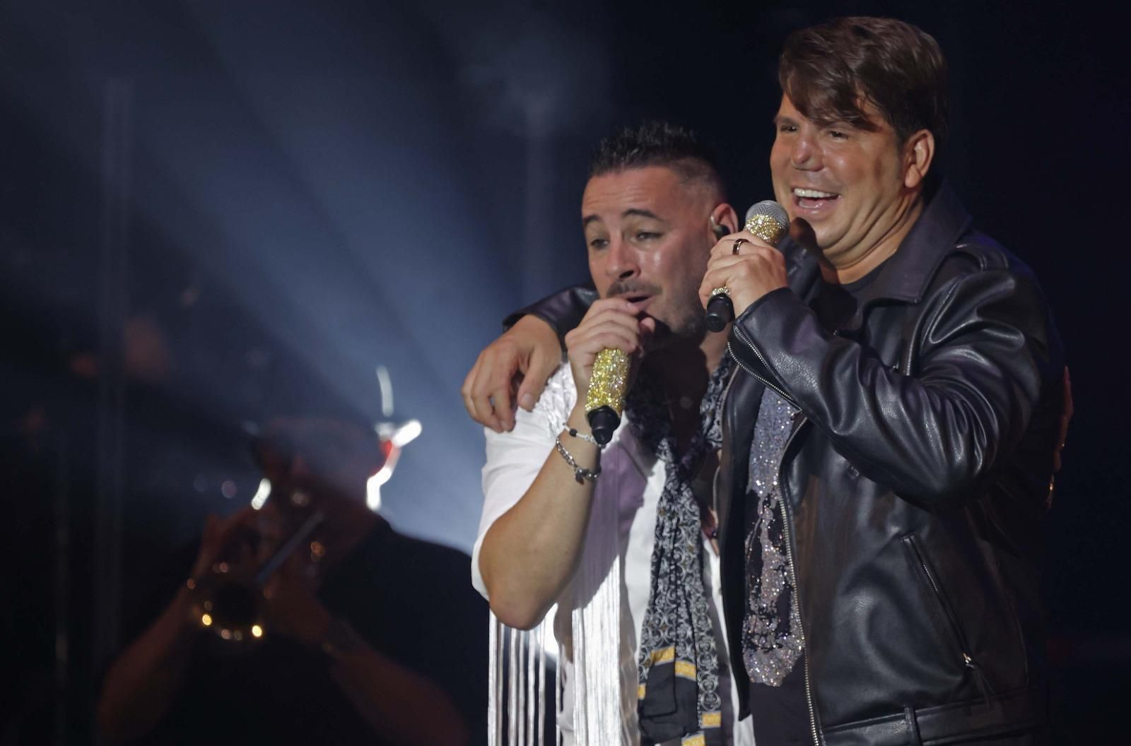 Andy y Lucas, en su concierto de despedida de Algeciras.
