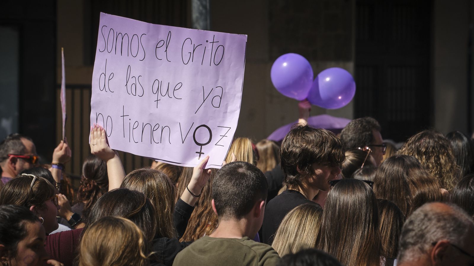 Manifestación por el Día Internacional de la Mujer.