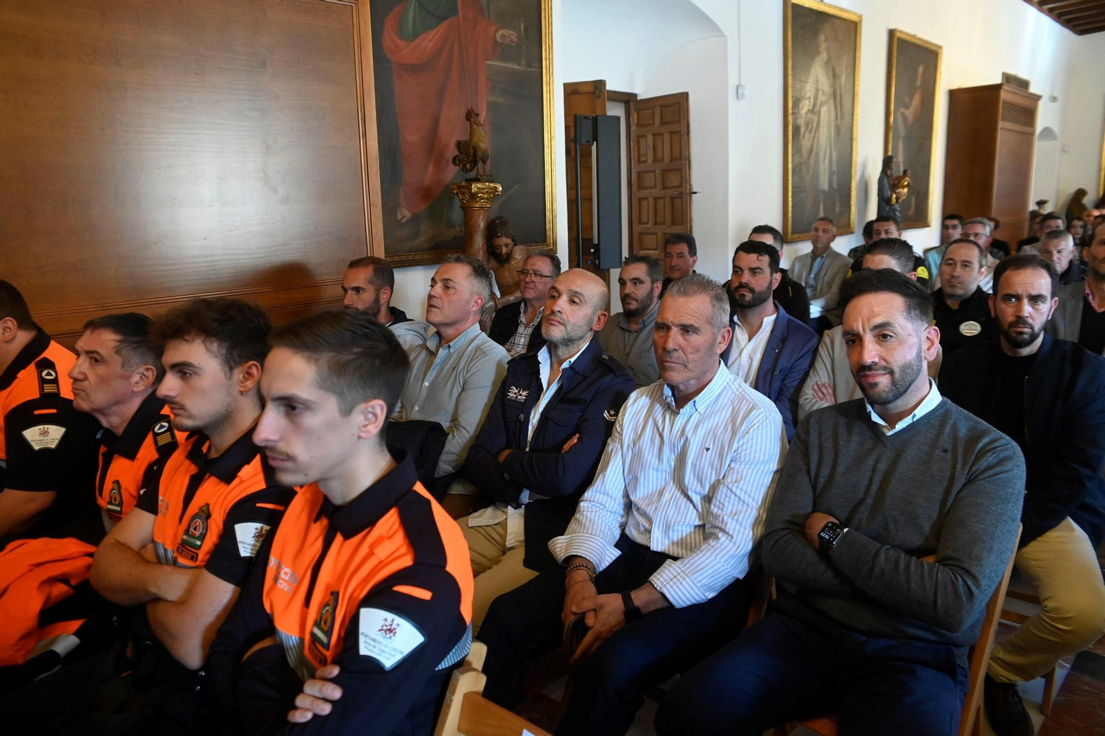 El reconocimiento a quienes lucharon contra el incendio de la Mezquita de Córdoba, en imágenes