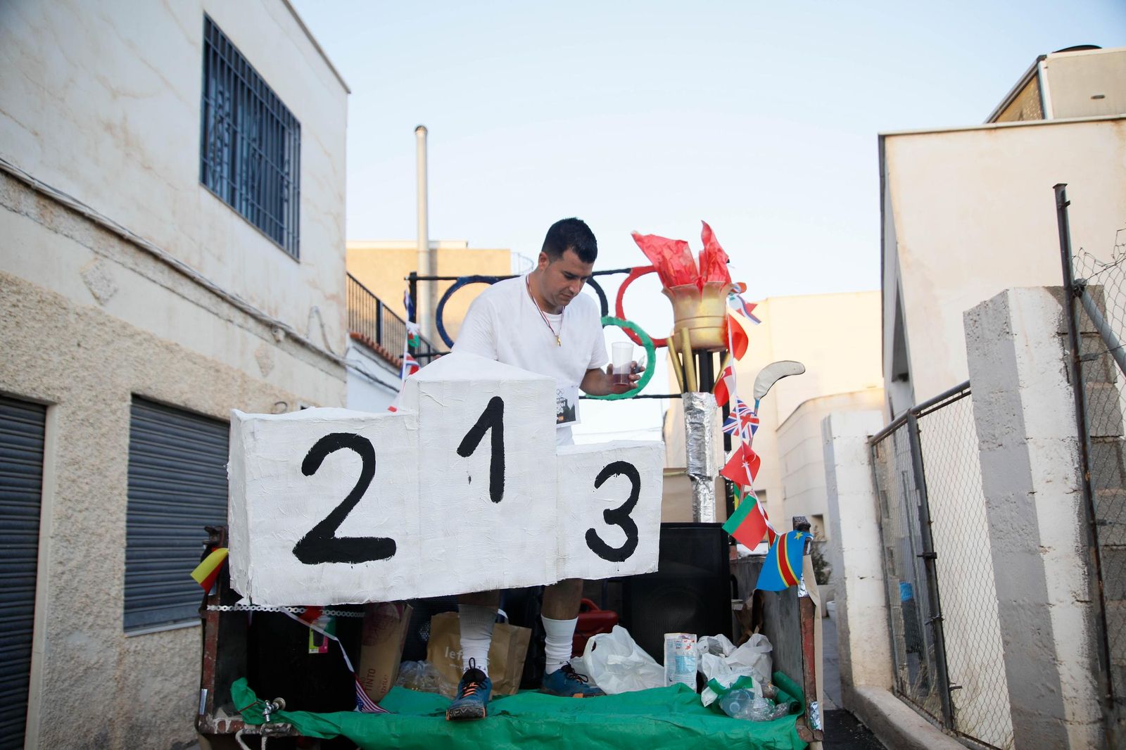Así se ha vivido el tradicional desfile de carrozas de Gérgal