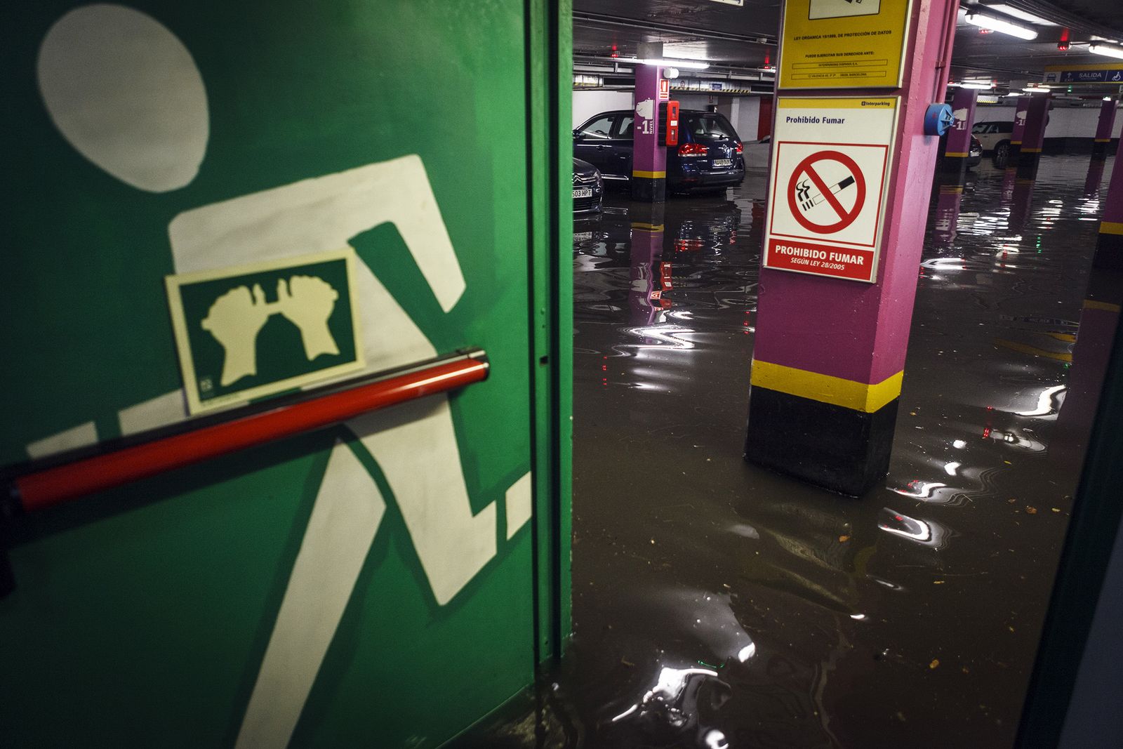 Los efectos de la tromba de agua en Cádiz