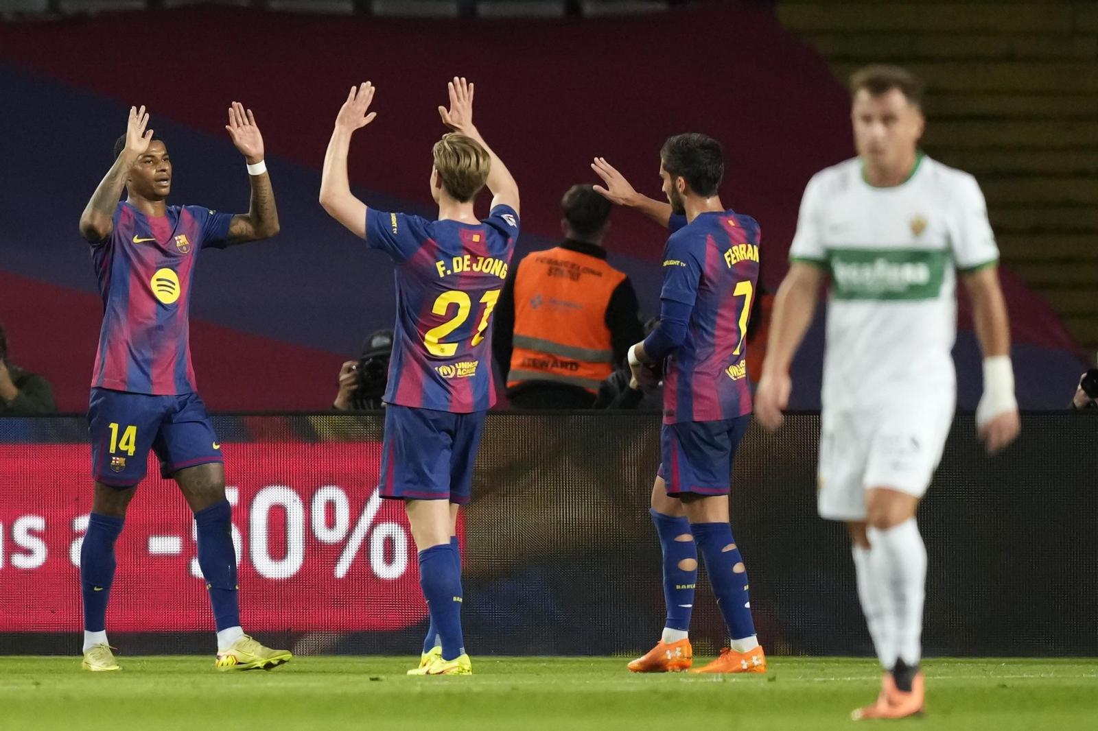 Las imágenes del Barcelona-Elche