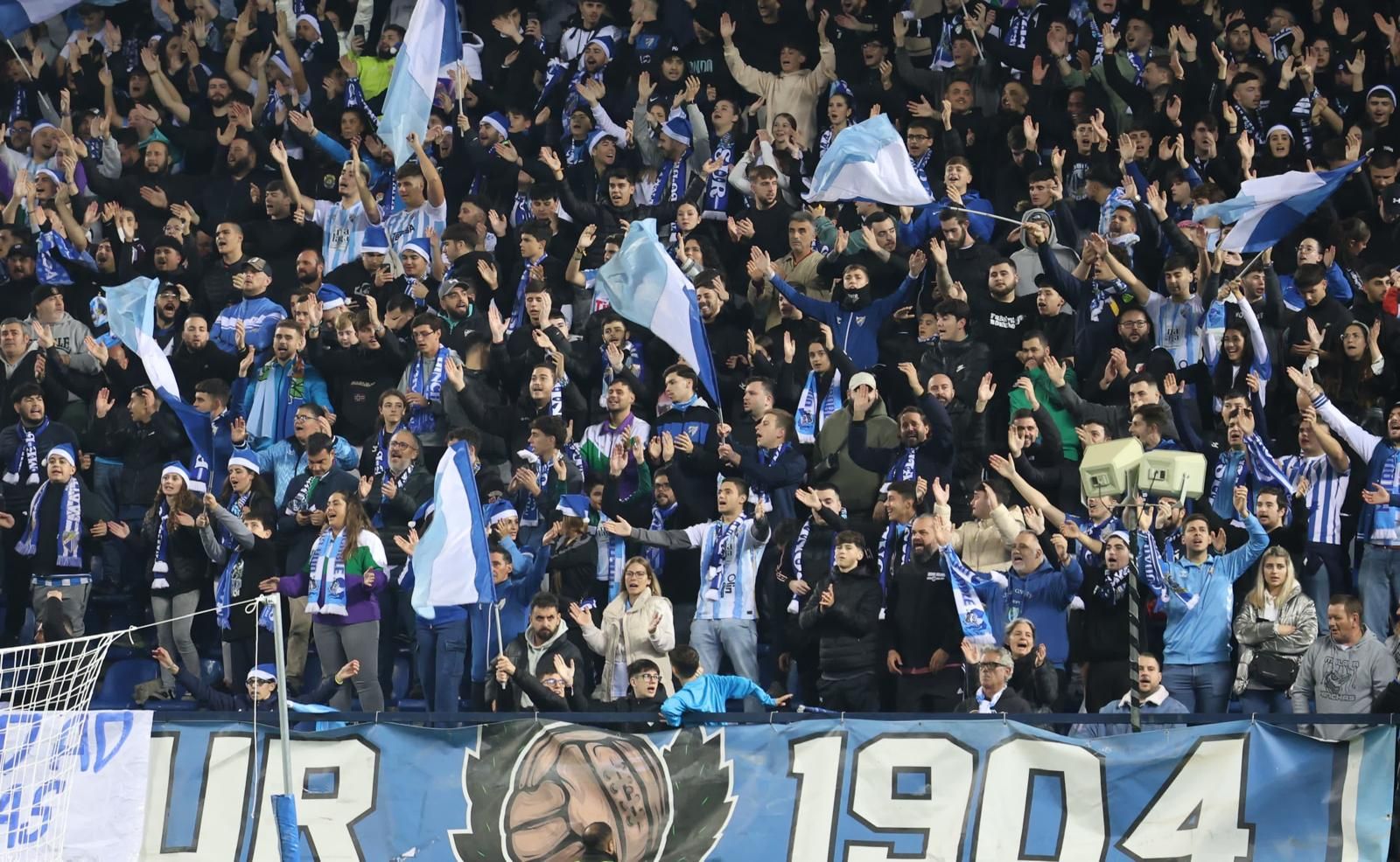 El Málaga CF-Eldense, en fotos