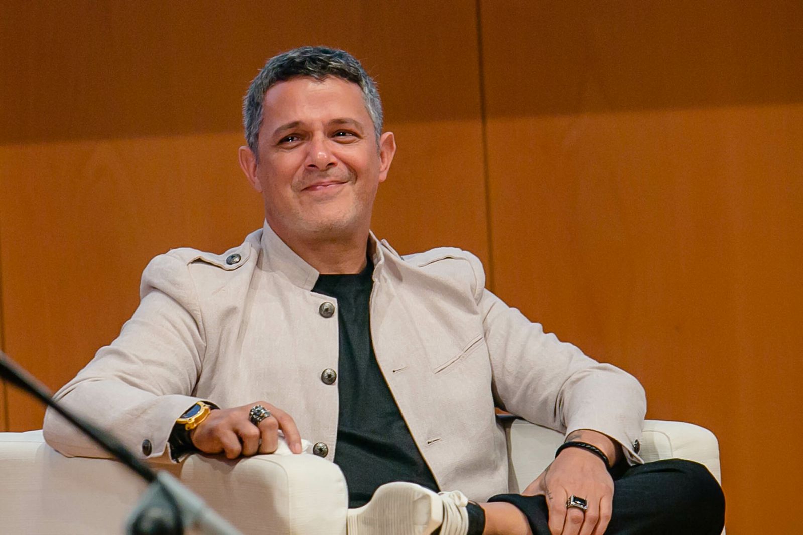 Alejandro Sanz, el día que recibió el título de Hijo Adoptivo de la ciudad.