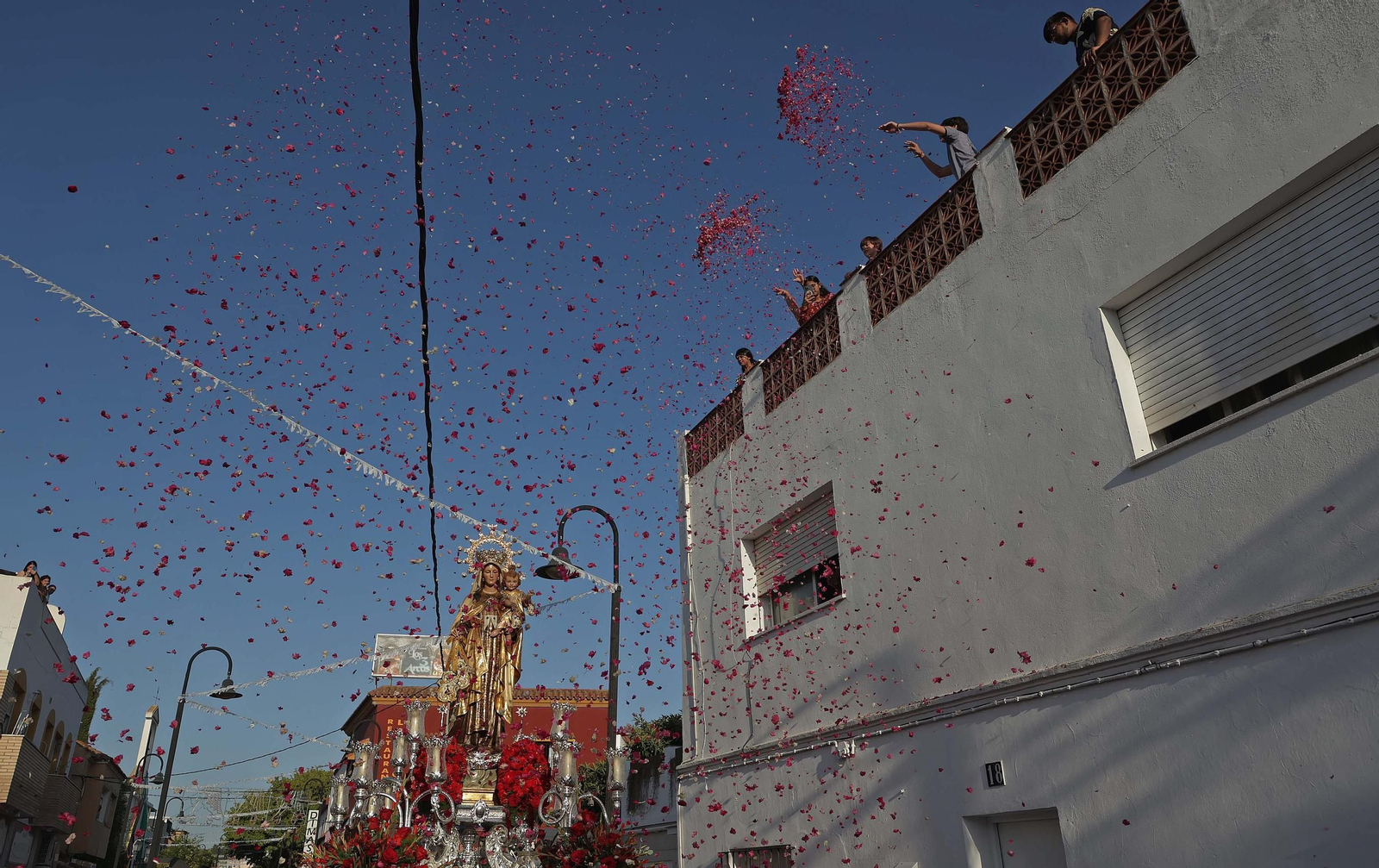 Fotos de la procesión de la virgen del Carmen en Palmones