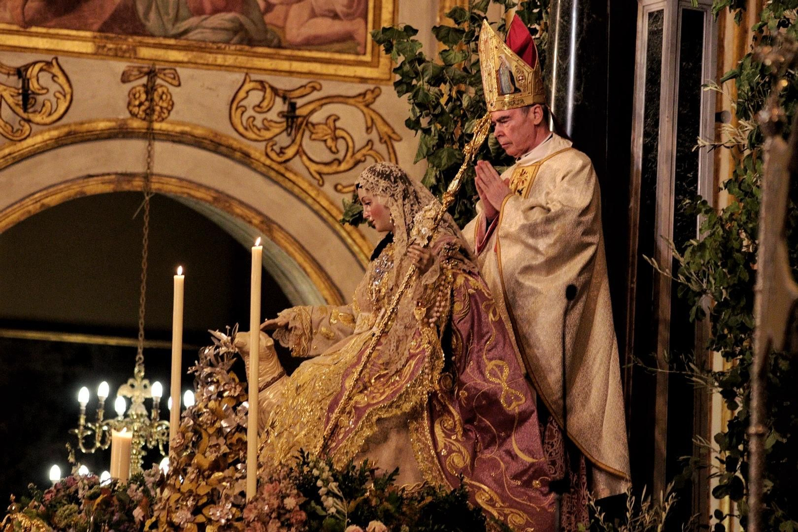 Las fotos de la coronación de la Divina Pastora de Málaga