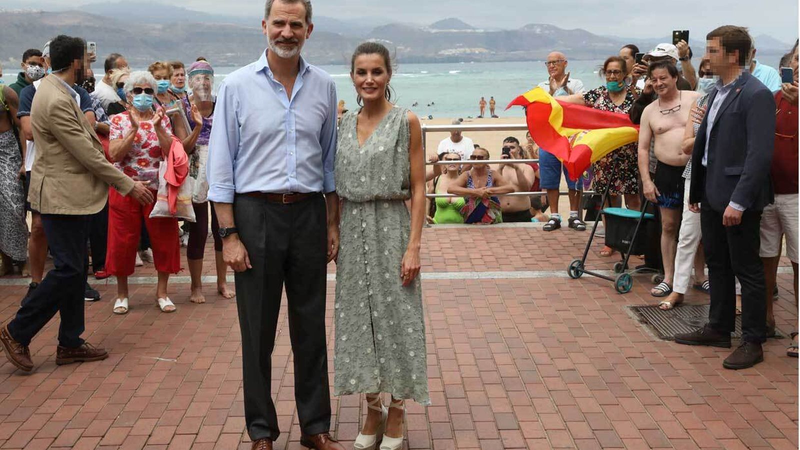 Los Reyes, en el paseo marítimo de Las Canteras.