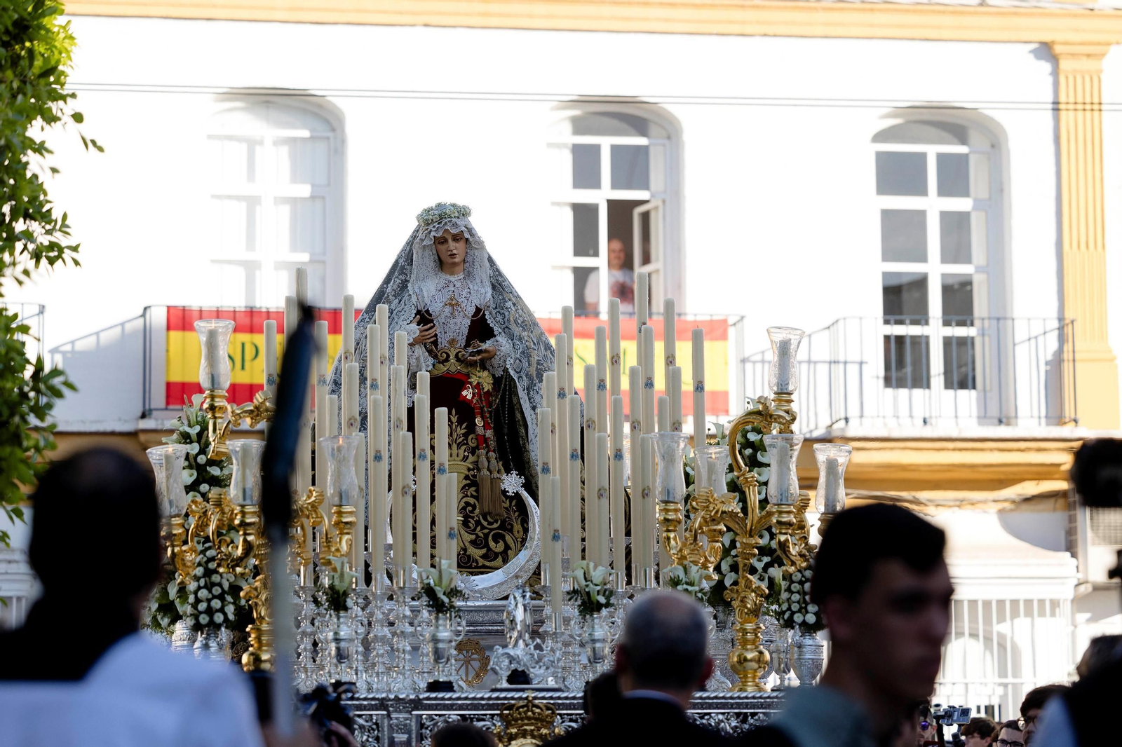 Video del traslado hacia el Panteón de Marinos Ilustres de la Virgen de la Esperanza de San Fernando 2025