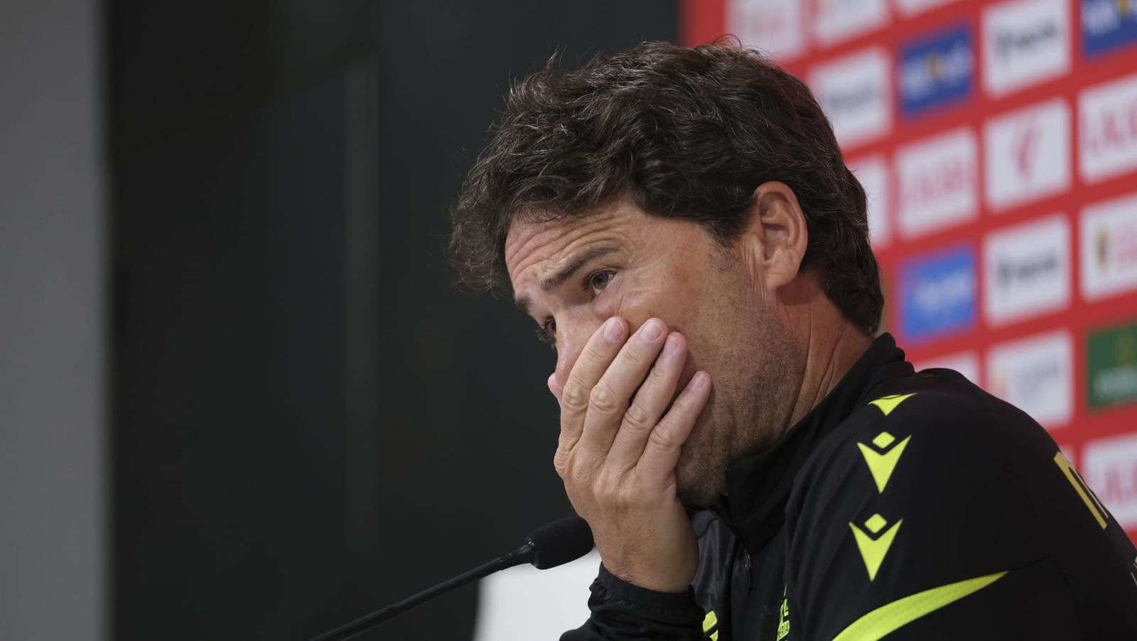 Rubi durante su comparecencia previa a la visita a Albacete