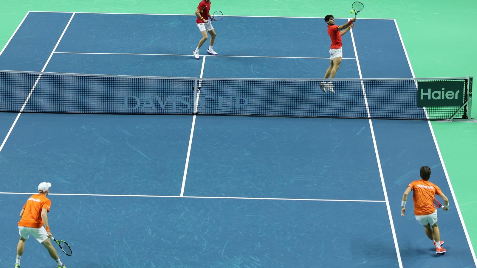 El doble Alcaraz-Granollers vs Koolhof-Van de Zandschulp, en fotos