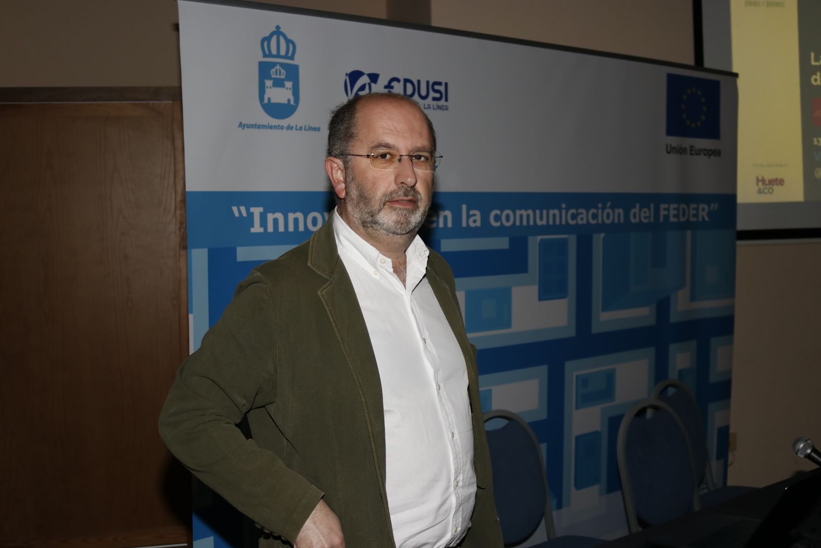Imágenes de la jornada sobre Innovación en la Comunicación del FEDER en La Línea
