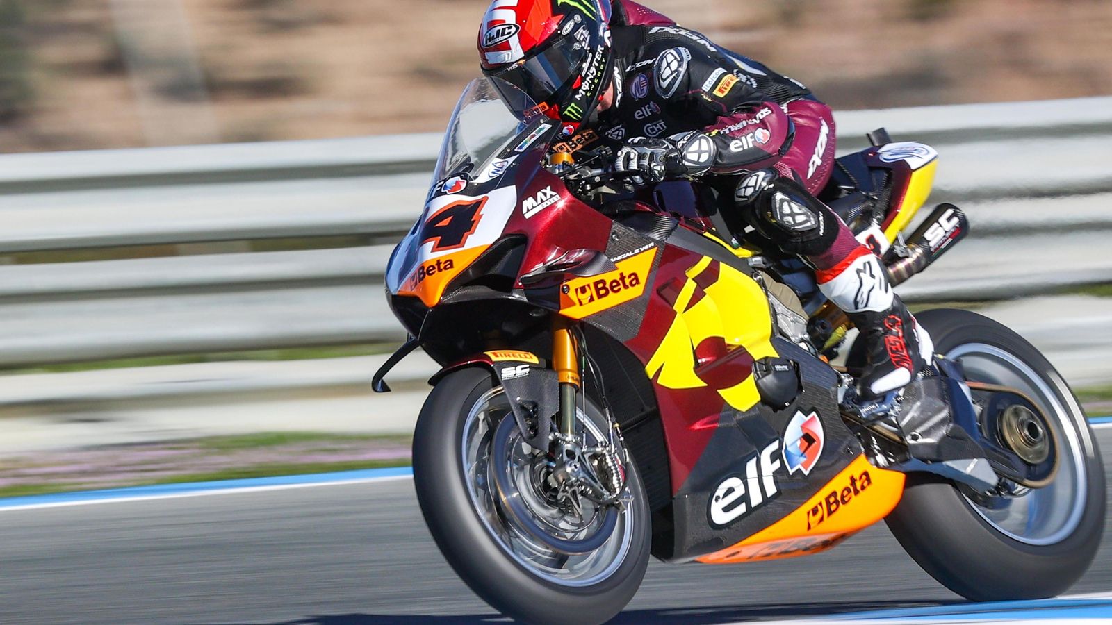 Alex Lowes, con Kawasaki, marcó el segundo mejor crono del día.