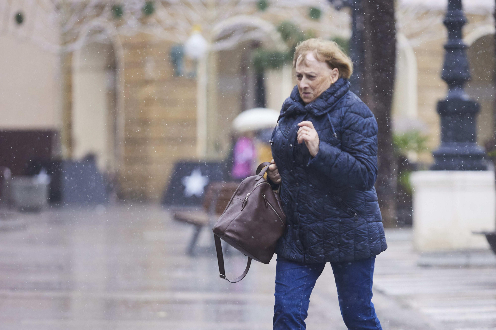 En Cádiz ha habido momentos de lluvia, pero lo que más se ha notado ha sido el fuerte viento