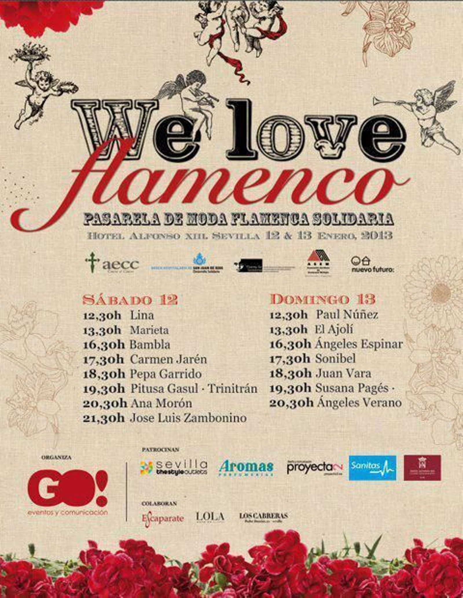 Cartel de la primera edición de We Love Flamenco.
