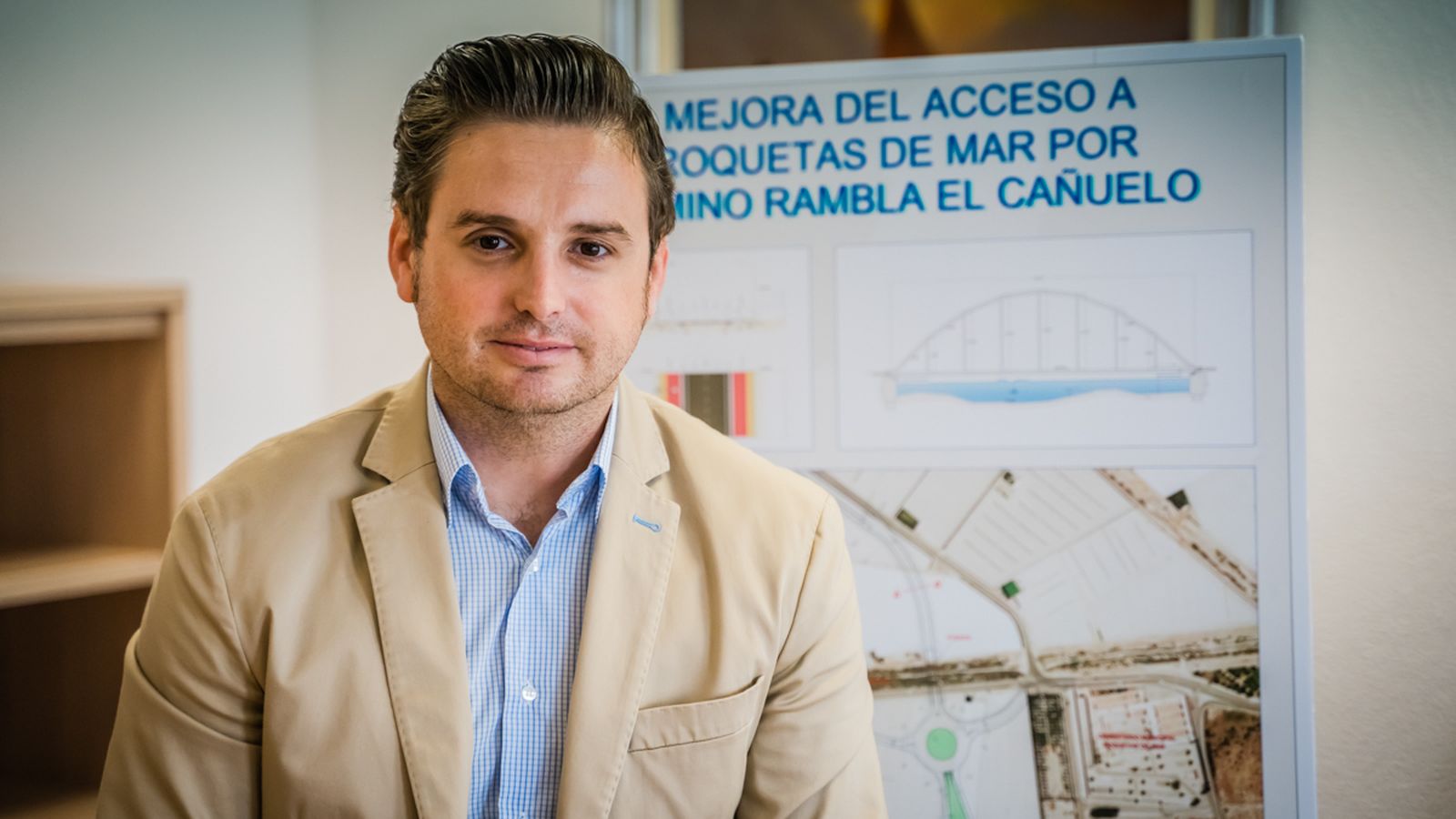 El concejal de Medio Ambiente, Ordenación del Territorio y Patrimonio de Roquetas de Mar, José Luis Llamas