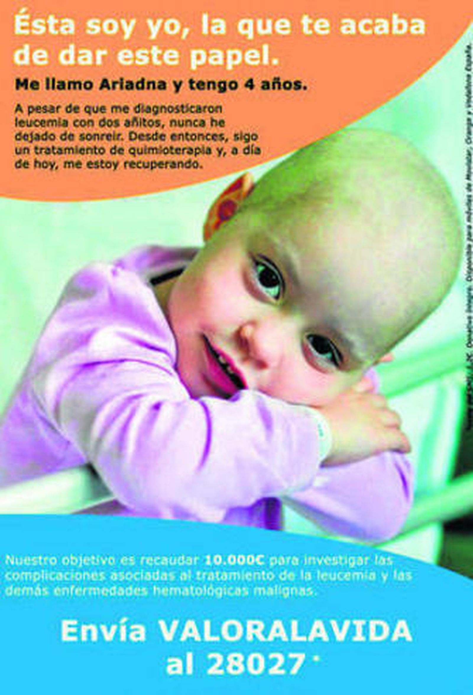 Portada de uno de los folletos de la campaña.